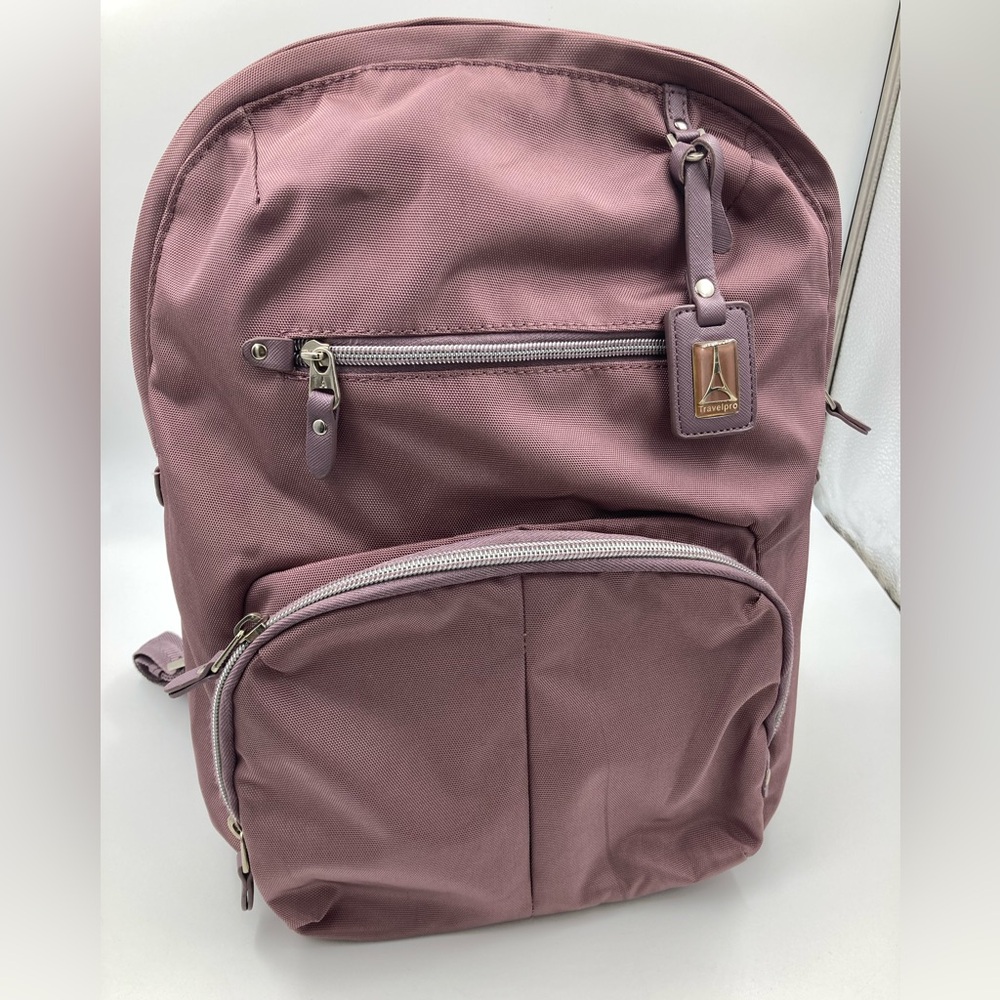 Travelpro Maxlite LaptopTravel Backpack Lilac Purple Mauve rose Carry On Bookbag